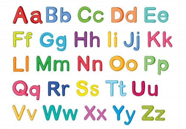 English aphabets