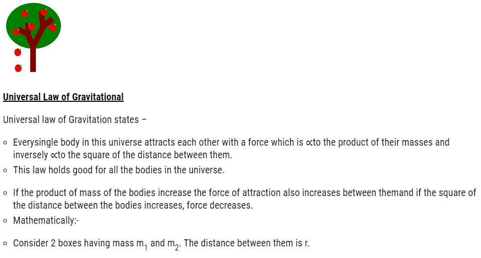 Class 11 Physics Gravitation