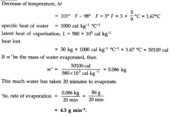 Thermal Properties of Matter Notes and NCERT Solution for class 11th