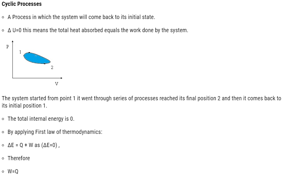 Class 11 Physics Chapter 12 Thermodynamics Notes and NCERT Solution