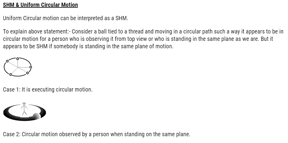 Class 11 Physics Chapter 14 Oscillations Notes and NCERT Solution. www.free-education.in provide study material to excel in exam.