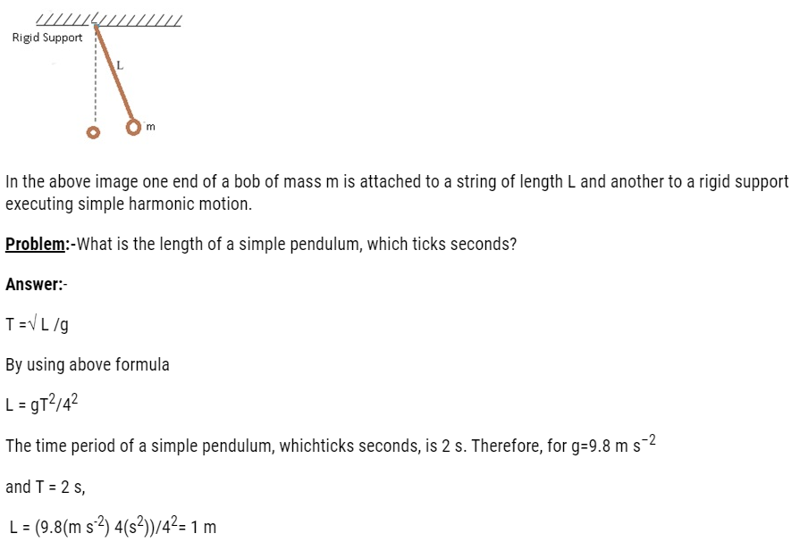 Class 11 Physics Chapter 14 Oscillations Notes and NCERT Solution. www.free-education.in provide study material to excel in exam.
