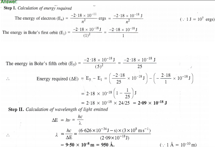 Class 11th Chemistry Chapter 2 Structure of Atom Notes and NCERT Solution