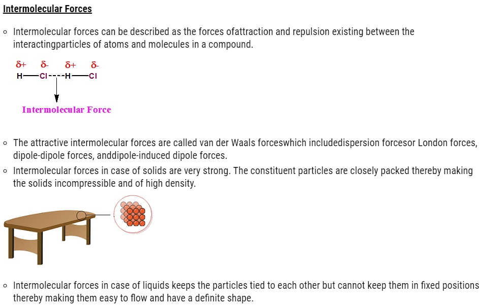 States of Matter Notes & Solution Class 11 Chemistry